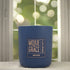Mistletoe 12oz Candle in Navy by Moxie & Grace — a festive blend of pine, peppermint, eucalyptus, and fresh winter greens