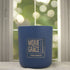 Sweet Tobacco 12oz Candle in Navy by Moxie & Grace — a rich, warm blend of tobacco, vanilla, honey, amber, and dark musk